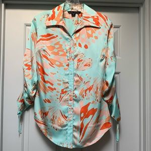Atina Cristina Button Down Shirt Sz XS